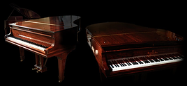 Walnut Concert Grand Piano Complete edition