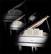 White Baby Grand Piano Complete upgrade