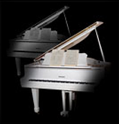 White Baby Grand Piano Pro upgrade